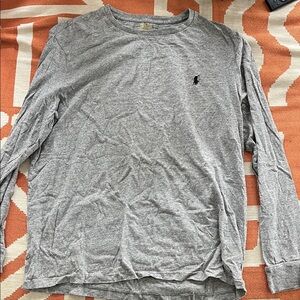 Polo by Ralph Lauren Gray Long Sleeve Tee